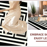 Elegant Geometric Patterned Accent(White)