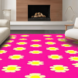 Bright Cheerful Floral Illustration(Pink)