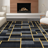 Contemporary Abstract Geometric Aesthetic(Black)