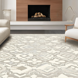 Chic Minimalist Cream Shag Finish(Gray)