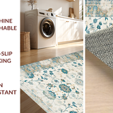 Cozy Distressed Floral Motif(Beige)