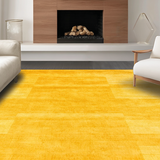 Ultra Soft Area Rug, Non Slip, Stain Resistant, Washable Area Rugs for Living Room, Bedroom, Rustic Earthy Bright Accent(Yellow)