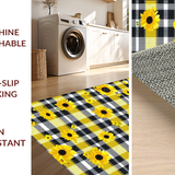 Stylish Black and Yellow Tartan(Yellow)