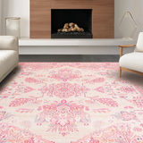 Charming Blush Floral Motif(Pink)
