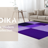 Ultra Soft Area Rug, Non Slip, Stain Resistant, Washable Area Rugs for Living Room, Bedroom, Stylish Shaggy Contemporary Vibe(Purple)