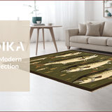 Earthy Tones Nature Inspired Motif(Green)