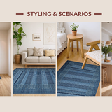 Artistic Minimalist Textural Appeal(Blue)