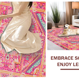 Contemporary Distressed Color Splash(Pink)