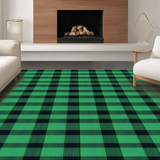 Chic Rustic Green Plaid Aesthetic(Green)