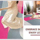 Ultra Soft Area Rug, Non Slip, Stain Resistant, Washable Area Rugs for Living Room, Bedroom, Non-Slip Soft Bedroom Rug with Unique Print Design(Gray)