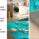 Elegant Turquoise Marble Aesthetic(Blue)