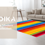 Charming Multicolored Striped Aesthetic(Blue)