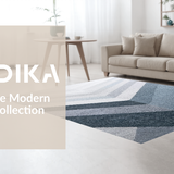 Ultra Soft Area Rug, Non Slip, Stain Resistant, Washable Area Rugs for Living Room, Bedroom, Rustic Textured Cozy Element(Gray)