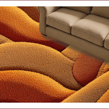 Ultra Soft Area Rug, Non Slip, Stain Resistant, Washable Area Rugs for Living Room, Bedroom, Brown Abstract Circle Design Entryway Stain-Resistant Carpet(Brown)