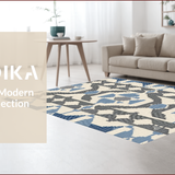 Ultra Soft Area Rug, Non Slip, Stain Resistant, Washable Area Rugs for Living Room, Bedroom, Coastal Nautical Stripe(Beige)