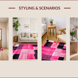 Eclectic Bold Leopard Motif(Pink)