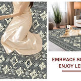 Chic Graphic Patterned Floor(Gray)