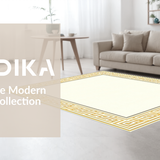 Elegant Greek Key Geometric Motif(Beige)