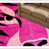 Vivid Tiger Striped Aesthetic(Pink)