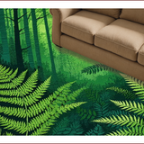Ultra Soft Area Rug, Non Slip, Stain Resistant, Washable Area Rugs for Living Room, Bedroom, Elegant Rich Green Modern Aesthetic(Green)