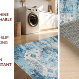 Chic Monochrome Tiled Design(Blue)