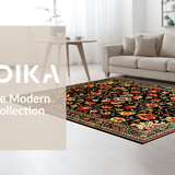 Lively Tropical Floral Fusion(Black)