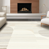 Artistic Fluid Geometric Arrangement(Beige)