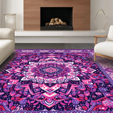 Whimsical Tie Dye Circular Design(Purple)