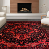 Contemporary Ogee Print(Red)