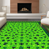 Elegant Shamrock Patterned Accent(Green)
