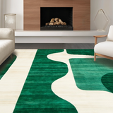 Abstract Irregular Line Composition(Green)