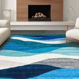 Dreamy Light Gray Ripple(Blue)