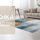 Chic Minimalist Distorted Shapes(Blue)