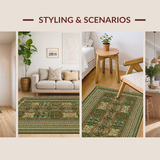 Vibrant Abstract Patterned Elegance(Green)