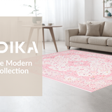 Elegant Shaggy Pink Textured Delight(Pink)