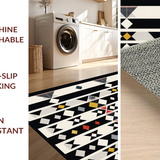 Contemporary Monochrome Lattice(Black)