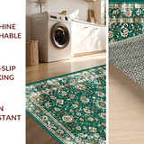 Chic Earth Toned Distressed Motif(Green)