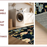 Sophisticated Grey Tiled Motif(Blue)