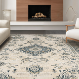 Cozy Textured Low Pile Aesthetic(Beige)