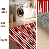 Vibrant Earth Tone Geometric Weave(Red)
