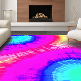 Ultra Soft Area Rug, Non Slip, Stain Resistant, Washable Area Rugs for Living Room, Bedroom, Energetic Gradient Cozy Style(Pink)