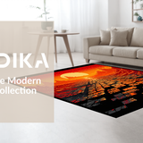 Energetic Tiled Lava Artistry(Red)