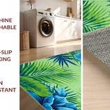 Chic Modern Abstract Leaf Motif(Green)