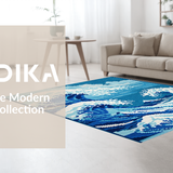 Funky Nautical Swirl Composition(Blue)