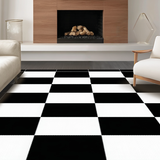 Elegant Monochrome Check(Black)