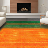 Ultra Soft Area Rug, Non Slip, Stain Resistant, Washable Area Rugs for Living Room, Bedroom, Chic Modern Animal Print Style(Green)