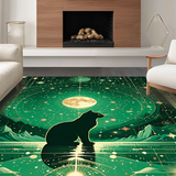 Charming Retro Cat Visuals(Green)