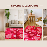 Playful Contemporary Heart Design(Red)