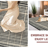 Sophisticated Symmetrical Lattice Appeal(Beige)