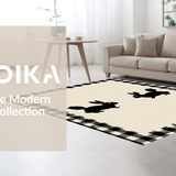 Charming Rustic Bunny Motif(Beige)